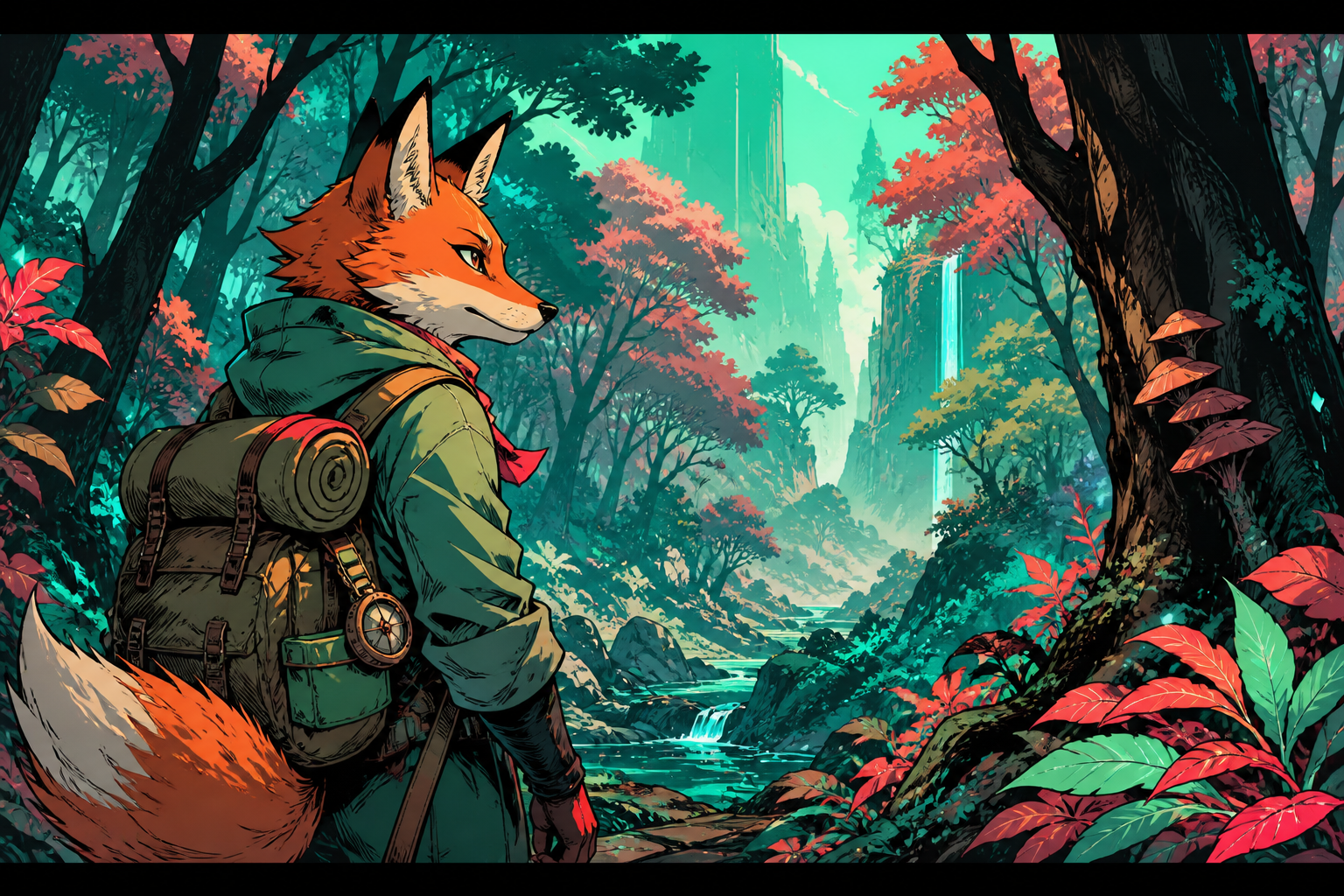 Midjourney 应用场景：插画与二次元风格